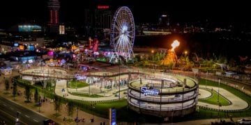 Niagara Speedway night aerial