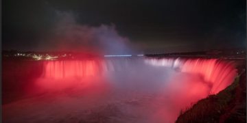 Canada Day Niagara Falls Illumination