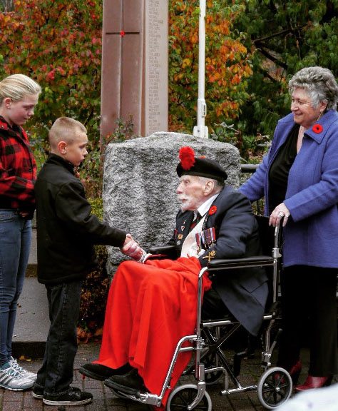 In Remembrance of Niagara Falls War Veteran, Russell Sanderson