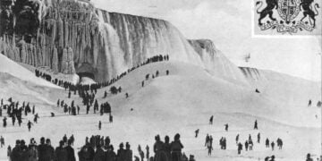 Frozen Falls Niagara Falls Vintage