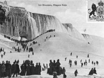 Frozen Falls Niagara Falls Vintage