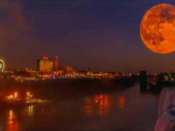 Niagara Falls Full Moon