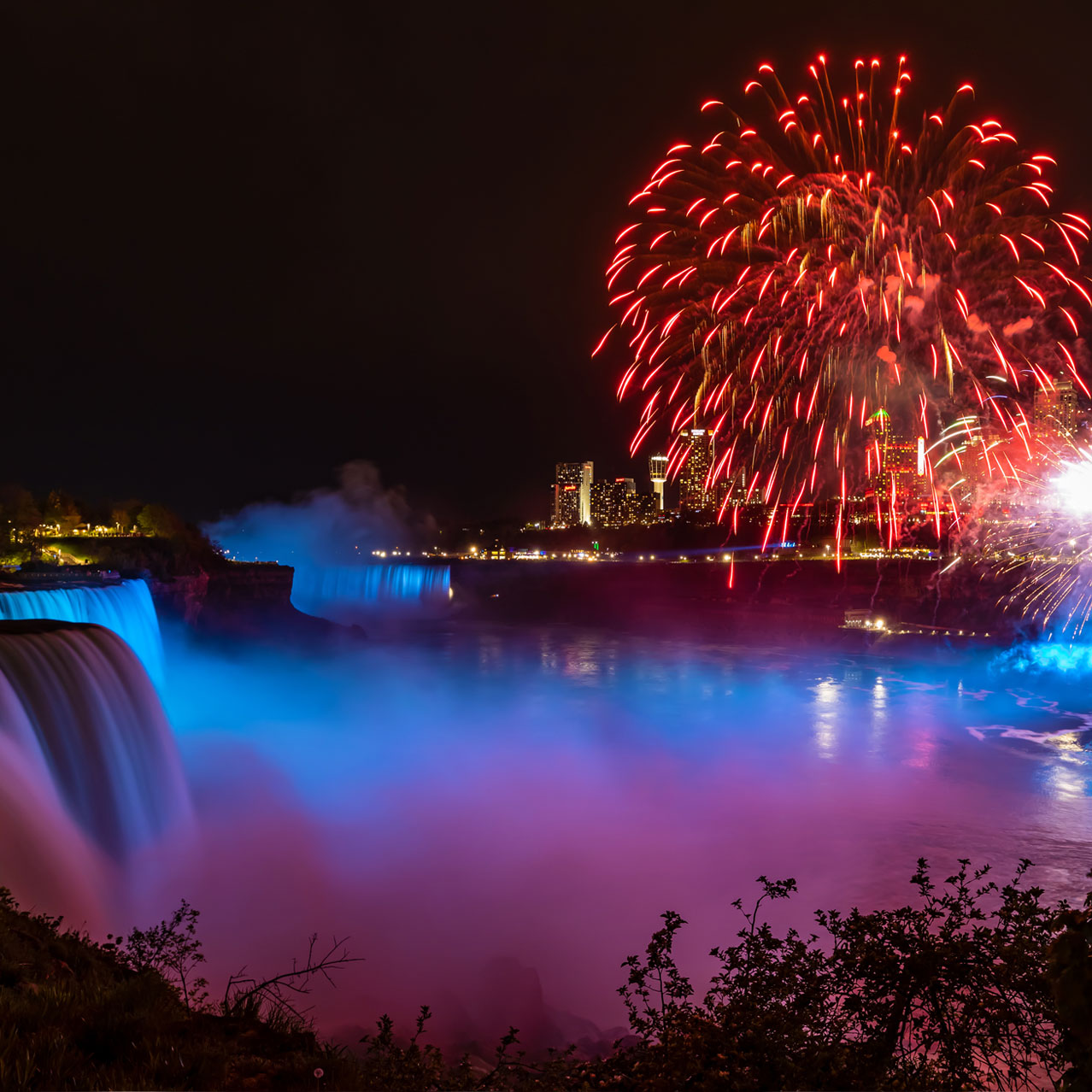 Niagara Falls Fireworks