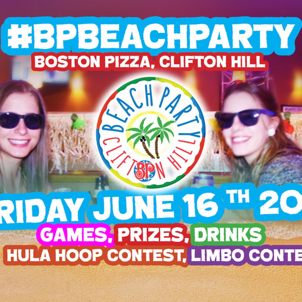 Boston Pizza Beach Party