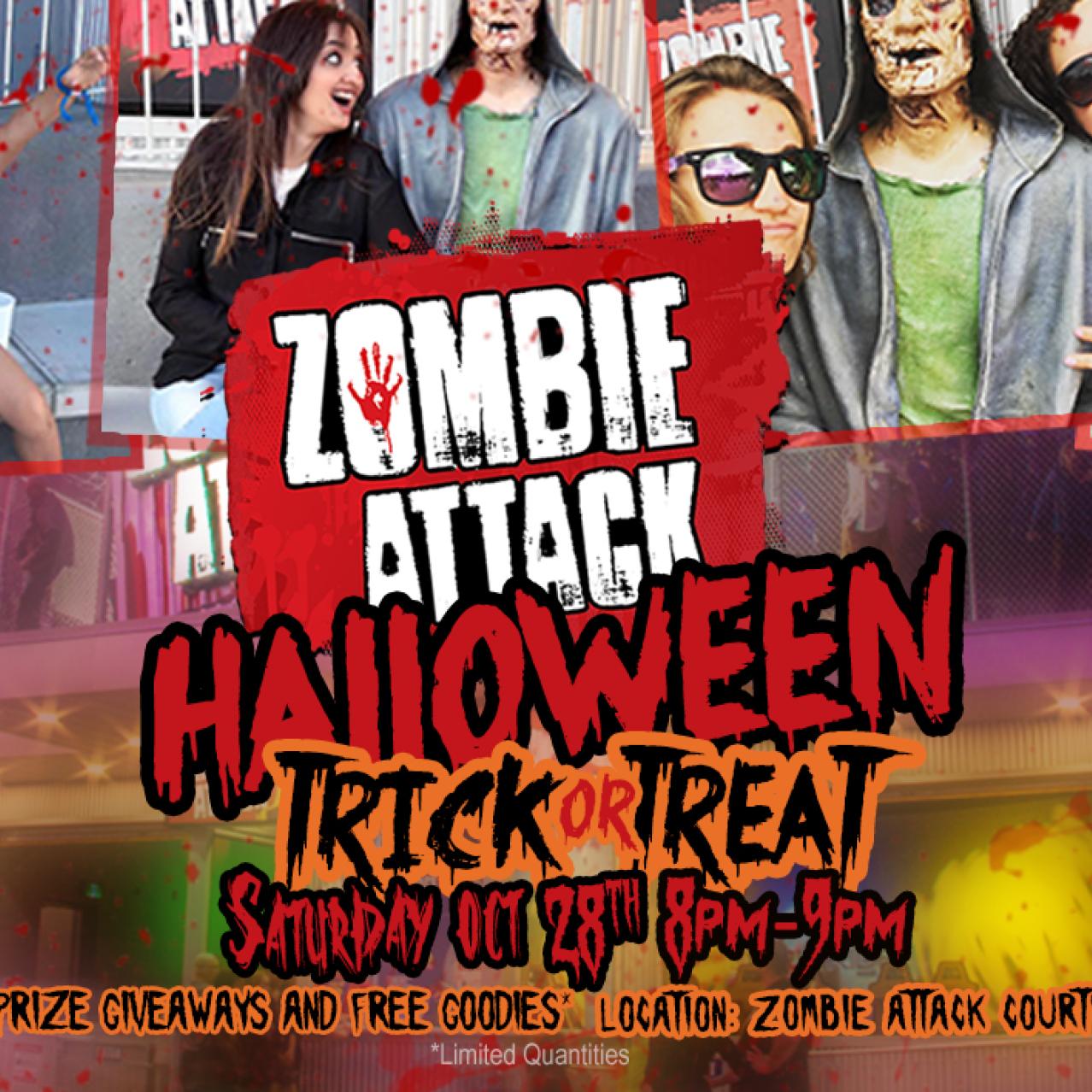 Zombie Attack Halloween Trick or Treat Event