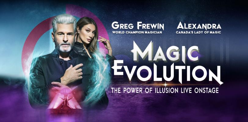 Evolution Magic promo poster for Greg Frewin Theatre